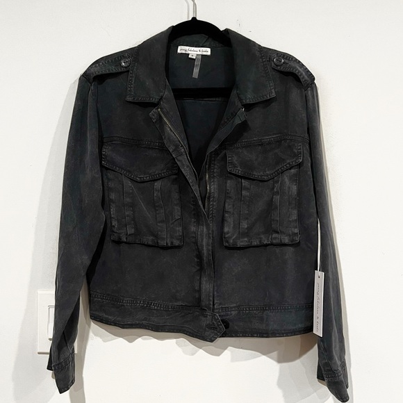 Young Fabulous & Broke Utility Bomber Jacket NWT - Picture 4 of 8